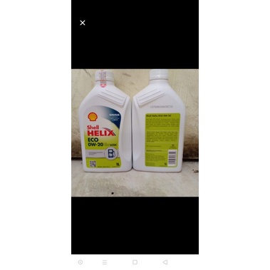 Oli Mesin Shell Eco 0W-20 Kemasan 1 Liter