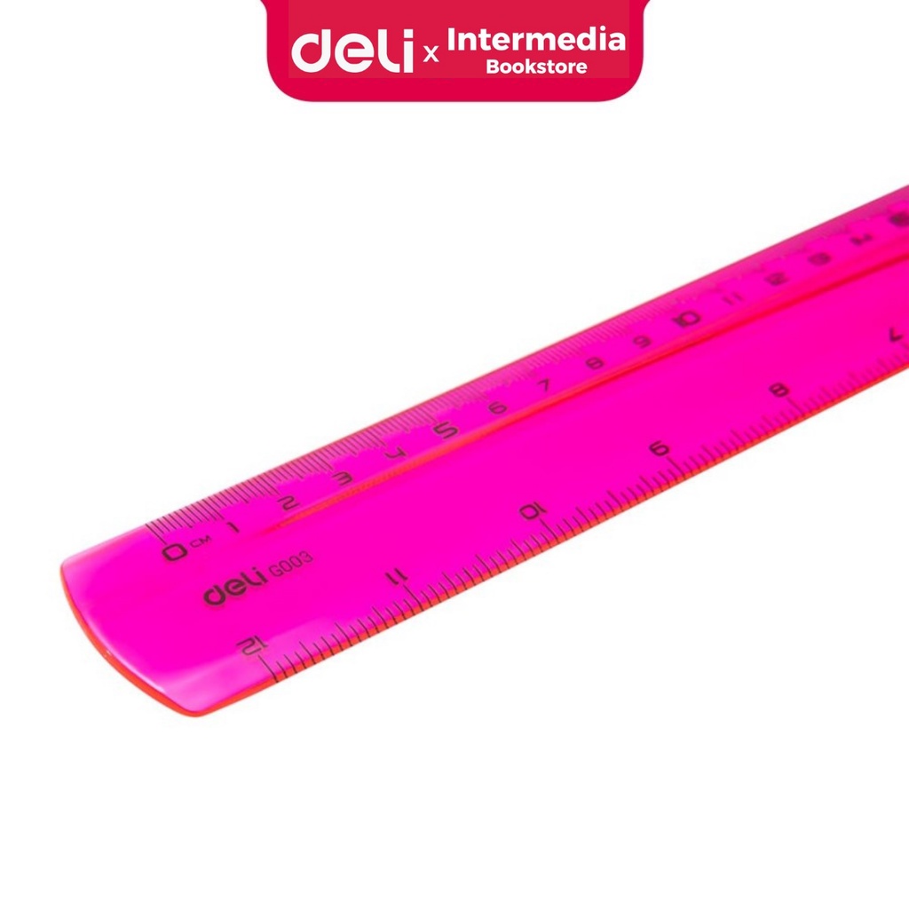 

Deli EG00302 School Drafting Ruller / Penggaris 30cm Tidak Mudah Patah