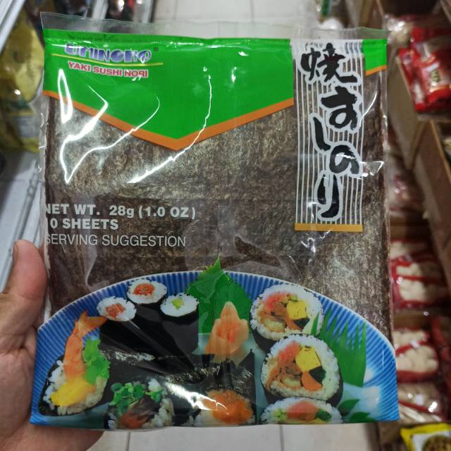 

Nori Seaweed Sheet / Nori Sushi Sheet 10s / Rumput Laut Lembaran Sushi
