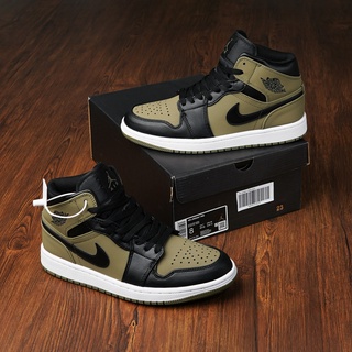 jordan retro 1 olive green