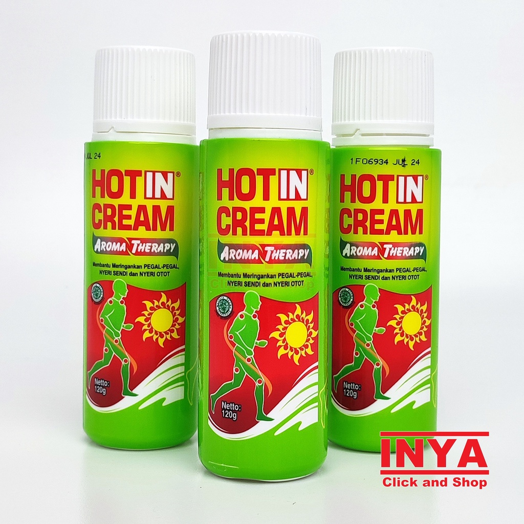 HOT IN CREAM AROMA THERAPY 120gr - Krim Pereda Nyeri Otot