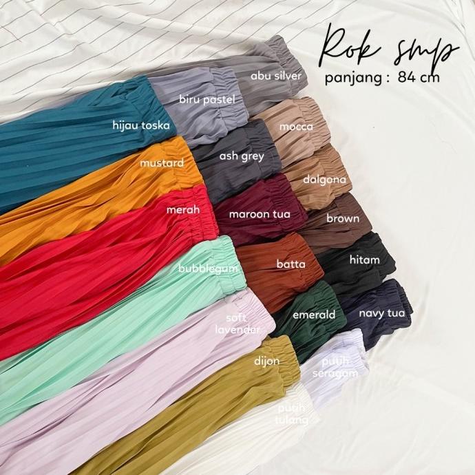 Rok Plisket Remaja SMP / Rok Sekolah Anak Tanggung Model Plisket _Termurah?Promo