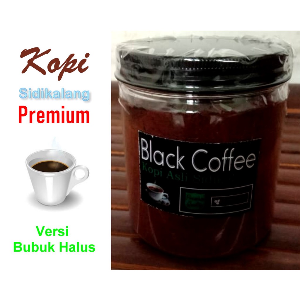 

Kopi Sidikalang Premium Bubuk Halus Original 250 Gram Kemasan Toples - Black Coffee Robusta - Medan Sumatera Utara 100% Murni