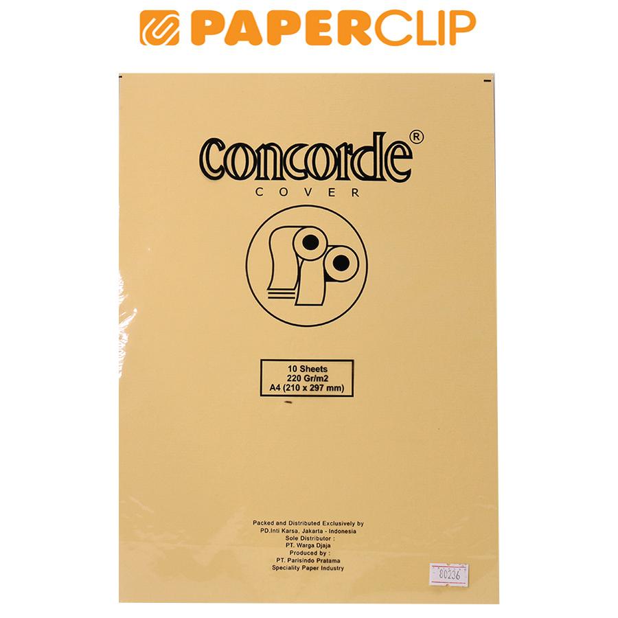 

KERTAS COVER A4 CONCORDE 80236 220 ISI 10