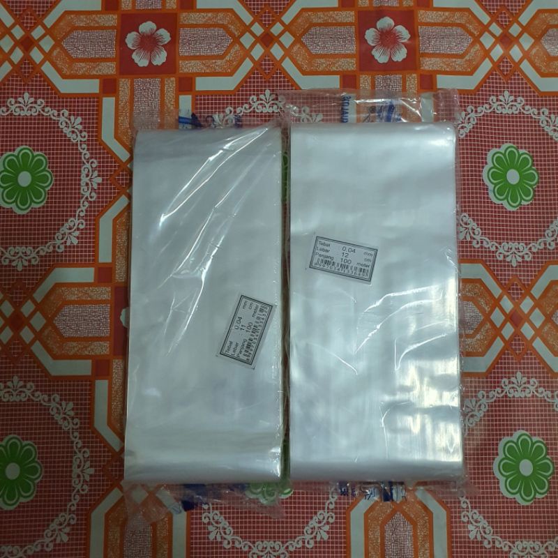 lastik Roll PP / Plastik Rol PP Tebal 0.04 Cap Jet Lebar 11 Cm & 12 Cm