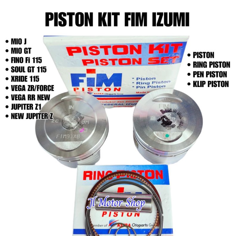 SEHER PISTON FIM IZUMI NEW JUPITER Z1 ROBOT VEGA RR ZR VEGA FORCE MIO J FINO SOUL GT MIO GT XRIDE 115 CC