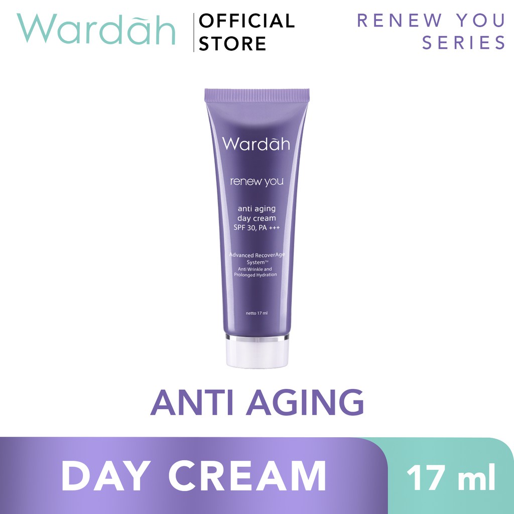 WARDAH RENEW YOU ANTI AGING | CREAM SIANG/MALAM,SERUM,SABUN | PILIH VARIASINYA YA