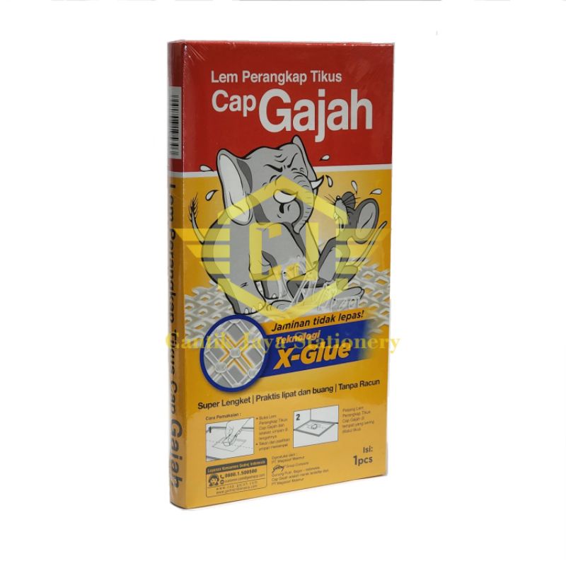 Papan Lipat Lem Perangkap Tikus Cap GAJAH X-Trap X-Glue