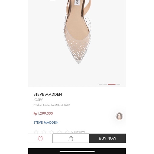 steve madden josey rose gold size 41 sepatu sandal pesta pernikahan flat