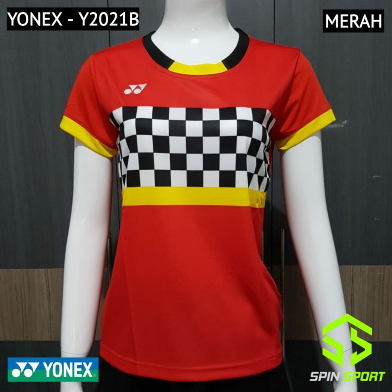 Kaos Baju Yonex Ladies Y2021B Import Premium Jersey Badminton Bulutangkis Sport