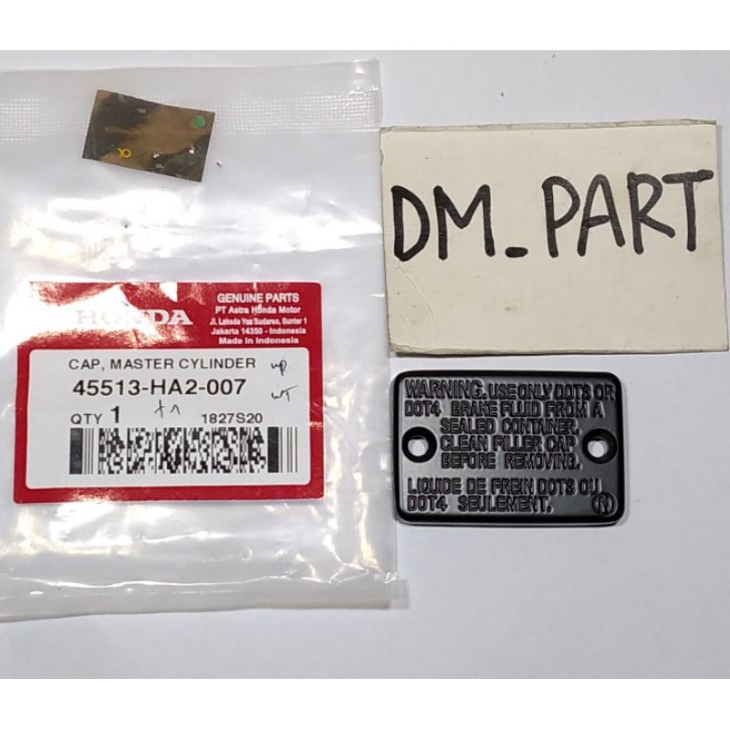 BESI TABUNG MINYAK OLI TUTUP MASTER REM DEPAN KANAN CB150R CBR250 OLD NEW LED