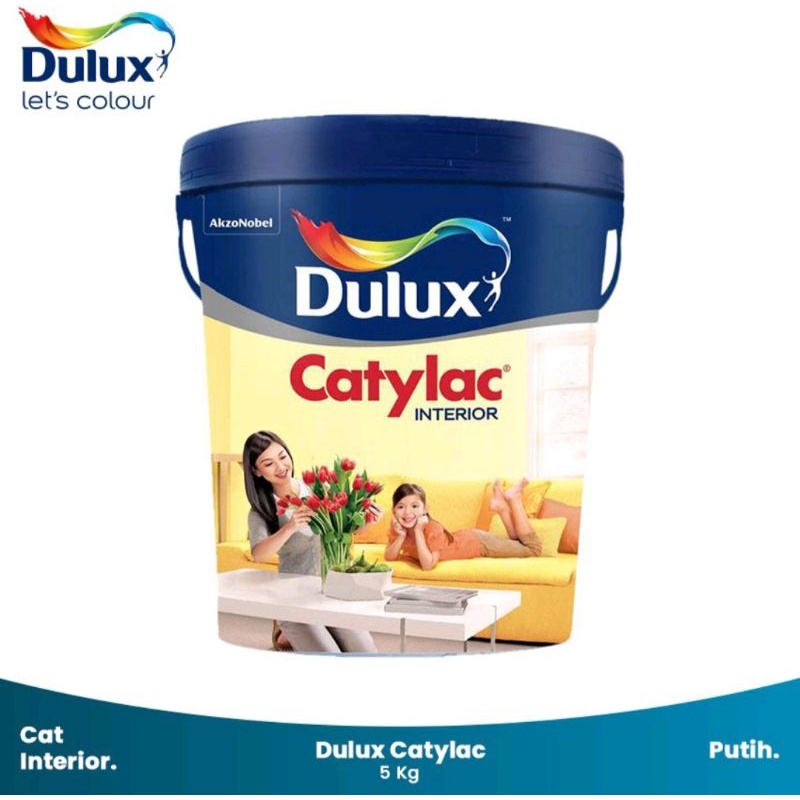 Dulux catylac cat interior putih 1501 5kg