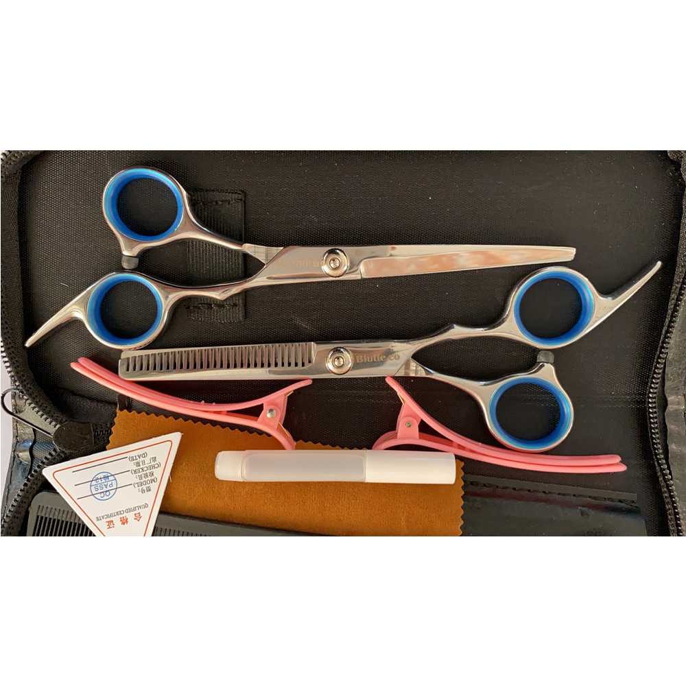 Set Gunting Rambut Profesional Gunting Cukur Sasak Gunting Rambut Salon Barbershop Murah Original