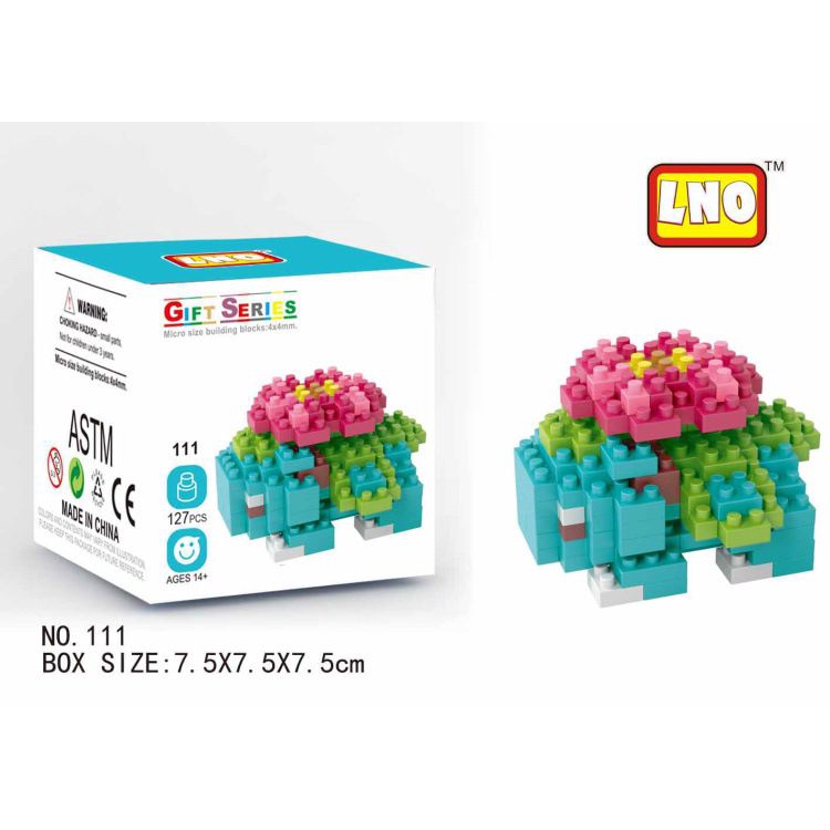 【Ready Stock】Pokemon Go Creative Building Blocks Building Bricks Kit Collectible Display Set Nano Mini Blocks Collection