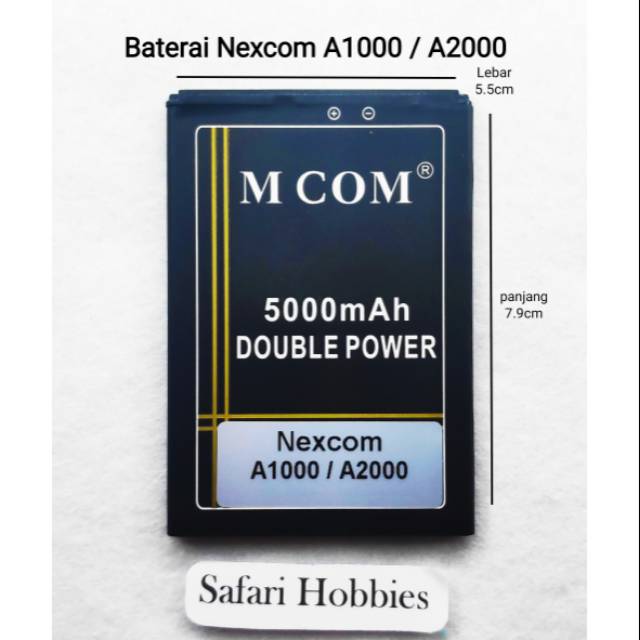 Baterai Nexcom A1000 / A2000