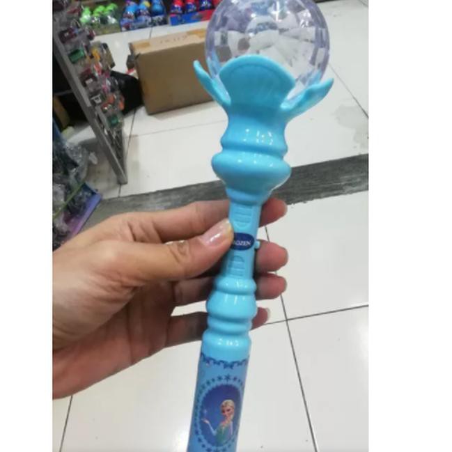 Ready Mainan anak tongkat  Elsa- tongkat musik dan lampu WC914 AMG
