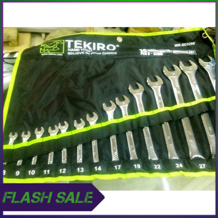 KUNCI RING PAS TEKIRO 8 32 MM 14 PCS   KUNCI RING PAS SET TEKIRO 8 32