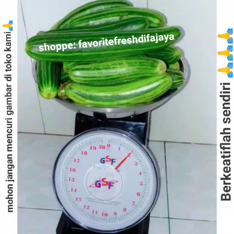 

Mentimun krai 1kg fresh sayur / lalapan ini sayur bukan benih