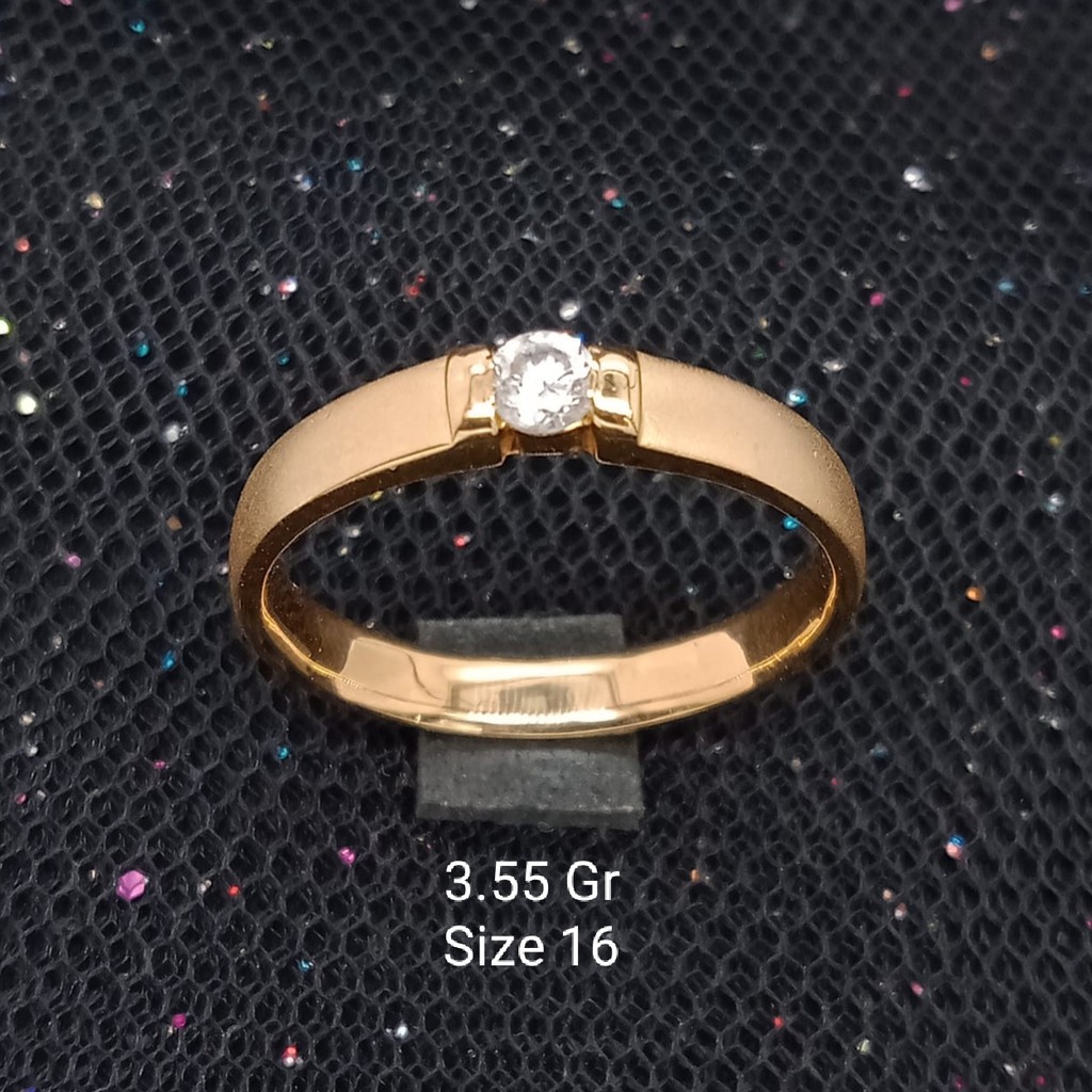 Cincin Emas 17 K - 3.55 Gr Kadar 750 - 2253