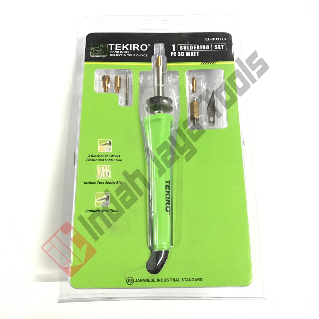 TEKIRO Solder Multifungsi 30 Watt Set 3 in 1 - Solder Listrik