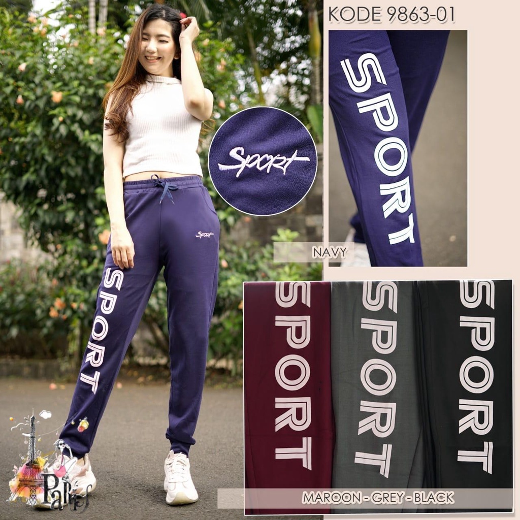 CELANA JOGGER SPORT IMPORT WANITA/ CELANA JOGGER SPORT PANJANG WANITA/ CELANA SPORT IMPORT