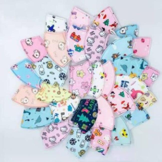 (READY) Masker Anak Balita Bayi 3ply Duckbill Chasa Masker anak Motif Ecer / ISI 10 PCS