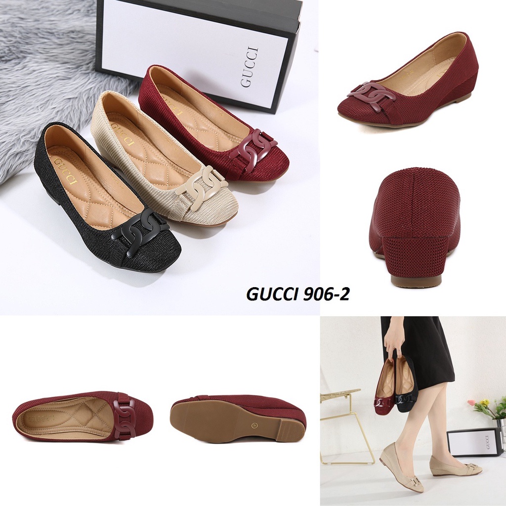 SEPATU WANITA WEDGES SHOES 906-2