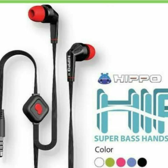 ECERAN HF Hippo Headset Earphone Handsfree HIP Super BASS /Handsfree HIPPO HIP ecer