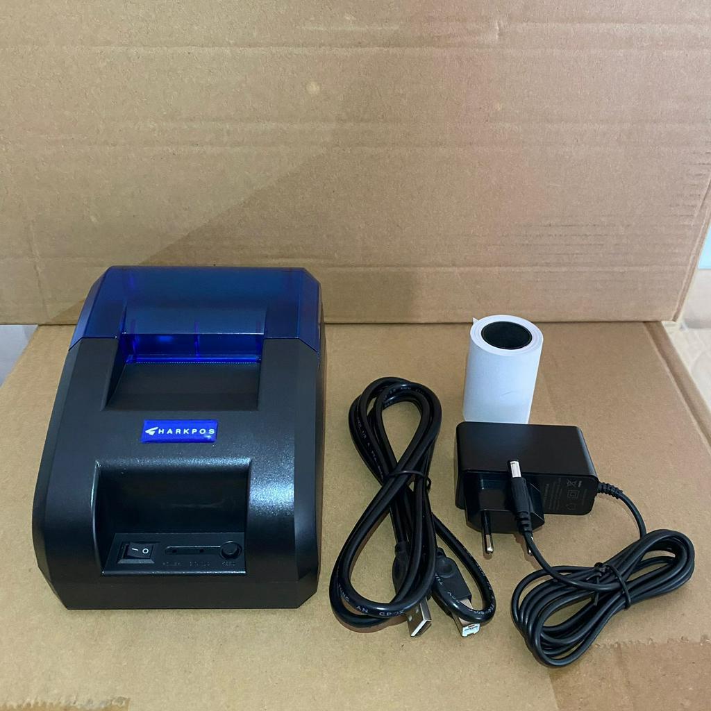 Printer Bluetooth Thermal 58mm Sharkpos PBT 2058 XS RPP02N RJ11 Support Windows Android USB C58BT Mokapos Qasir PPOB