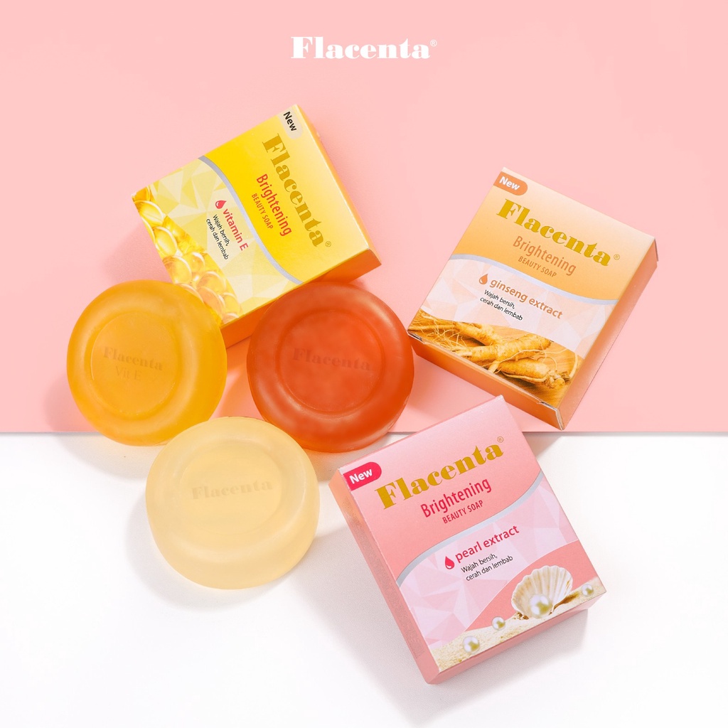 SABUN PLACENTA / FLACENTA BRIGHTENING BEAUTY SOAP