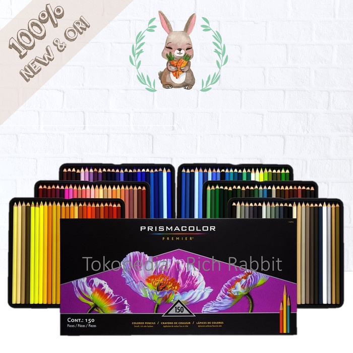 

WARNAPENSIL- PRISMACOLOR PREMIER SOFT CORE 150 COLORED PENCILS PRISMA COLOR -PENSIL WARNA