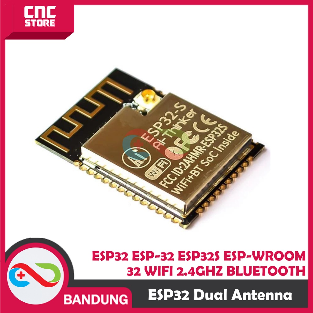 ESP32 ESP-32 ESP32S ESP-WROOM-32 WIFI 2.4GHZ BLUETOOTH DUAL ANTENNA MODULE