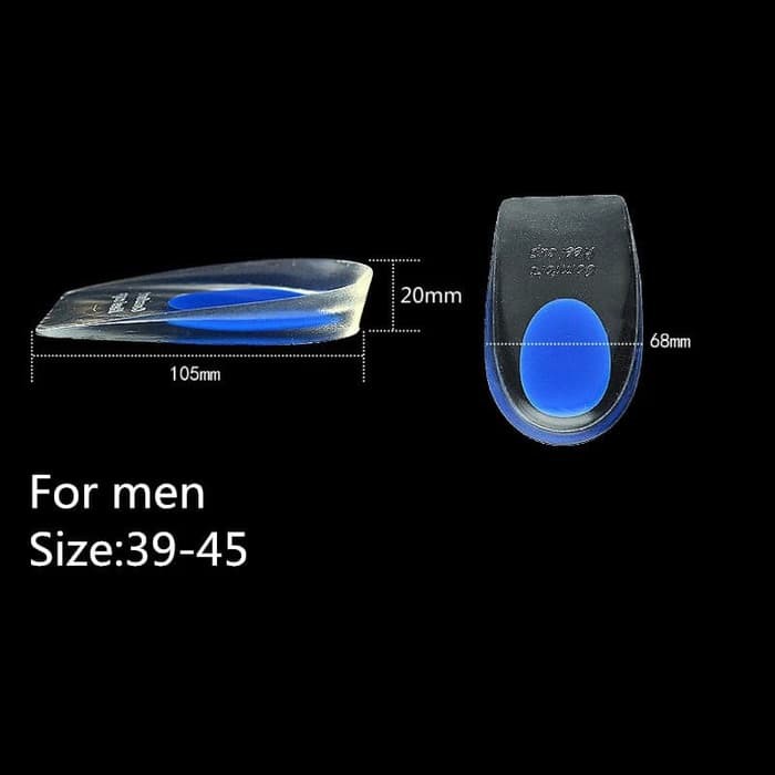 Eklusif Heel Support Silicone Gel Pad Insole / Alas Tumit Gel Pad Sale