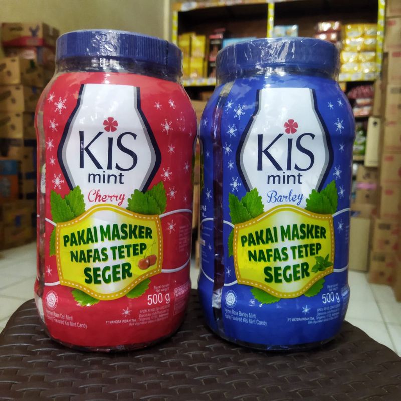 

permen kiss toples mint barley cherry isi 200 pcs