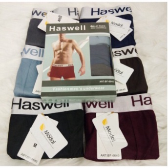 Celana boxer pria dewasa Original Lenzing Modal Polos kwalitas premium