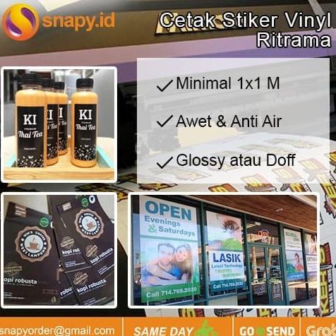 

Cetak Stiker Vinyl Ritrama snapy90 Murah