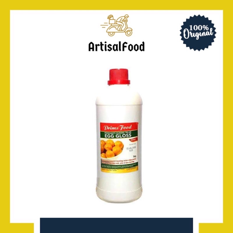 

PRIMS EGGLOSS 1 KG pengganti kuning telur/olesan nastar