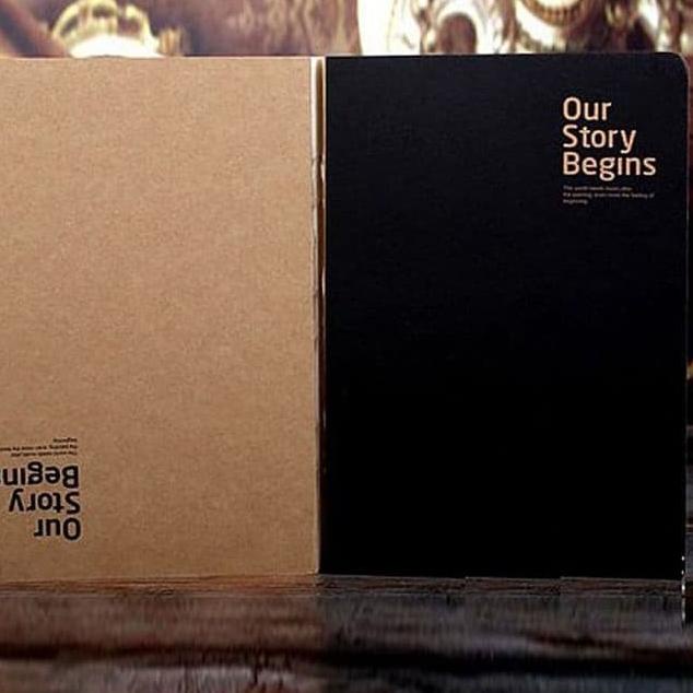 

(SALE) Our Story Begins Sketchbook A6 /A5