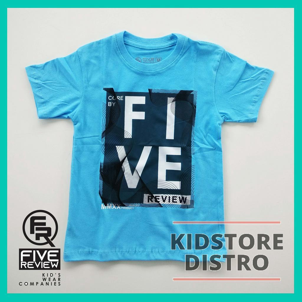 Kaos Anak Laki Laki Cowok Distro Five Review Baju Terbaru Kekinian