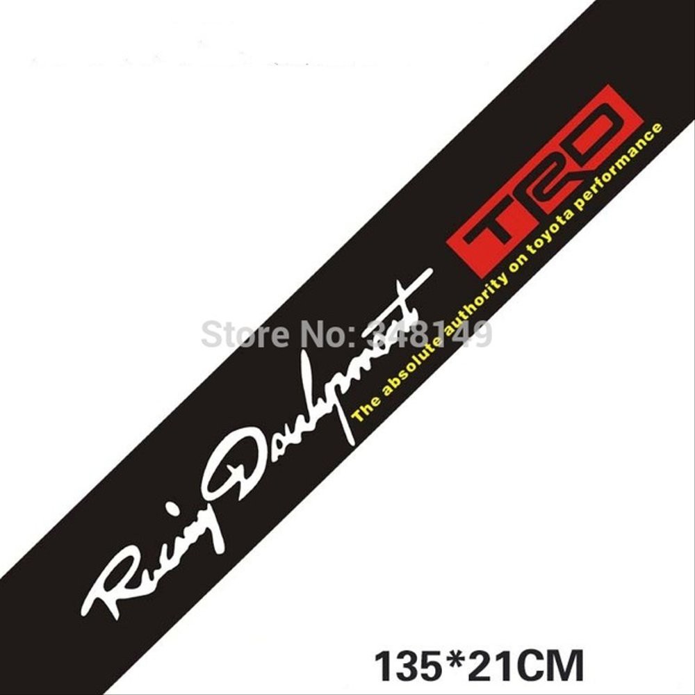 Cutting Sticker Stiker Kaca Mobil Depan Visor Windshield Racing