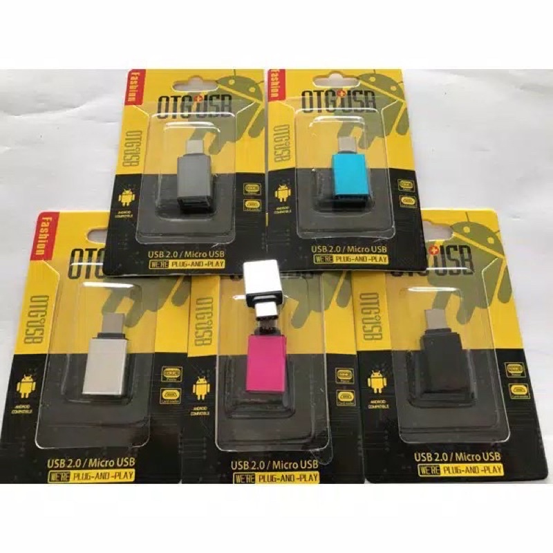 OTG USB TYPE C DAN MICRO USB CONECTOR METAL USB OTG ADAPTER OTG PLUG