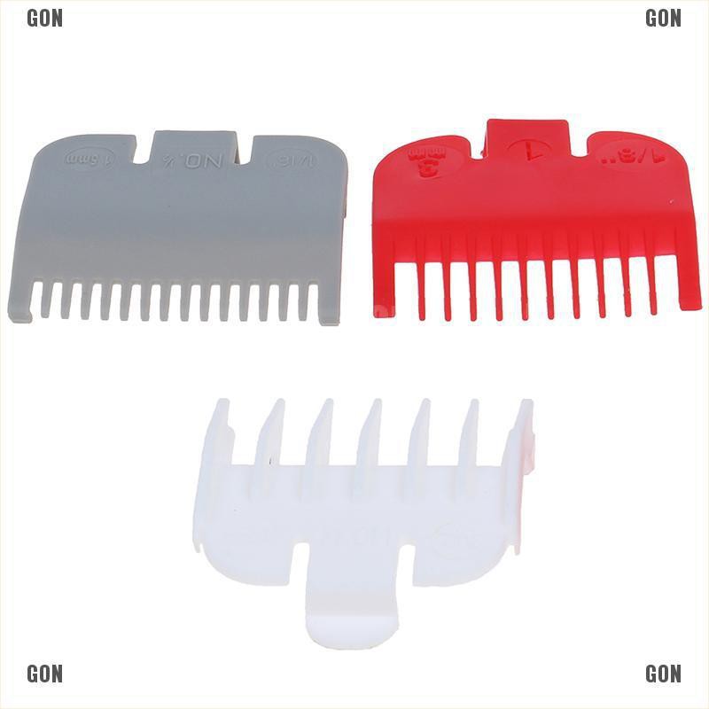 GON 3Pcs Hair Clipper Limit Comb Cutting Guide Barber Replacement Hair Trimmer Tool