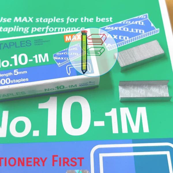 

☼ Isi Staples MAX no. 10 Isi Stapler MAX HD-10 per pack isi 20 kotak ☛