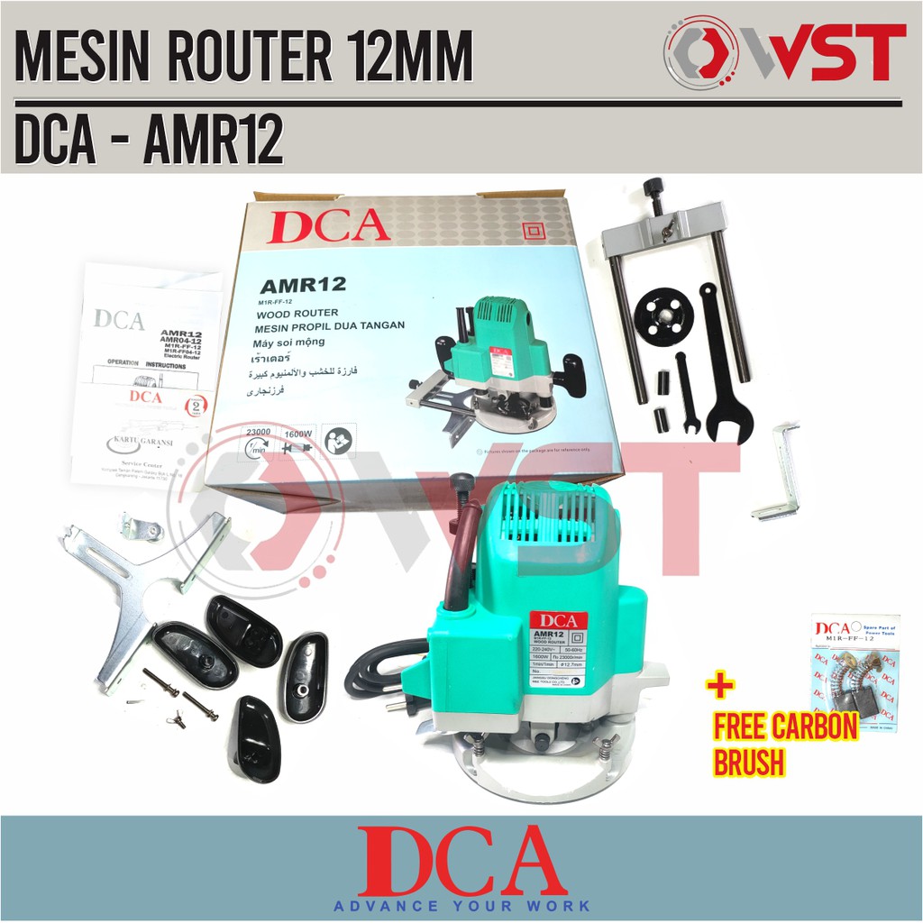 Mesin Profil Router Kayu DCA Wood Router AMR12