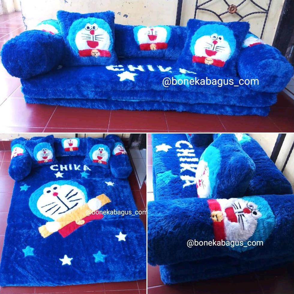 SOFABED KARPET LIPAT KARAKTER DORAEMON