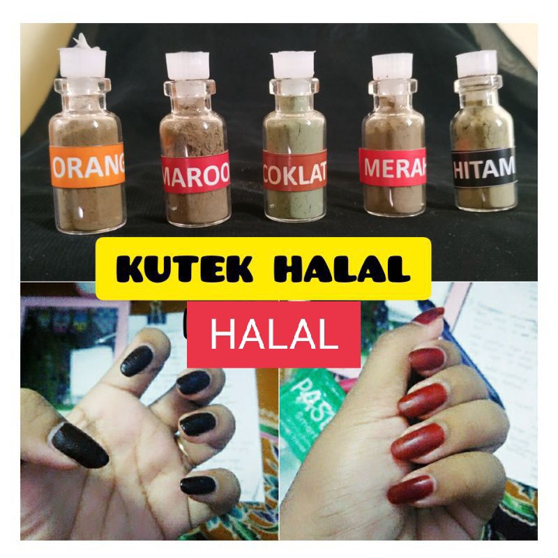 KUTEK HENNA 3ML /PACAR ARAB BUBUK/KUTEK HALAL