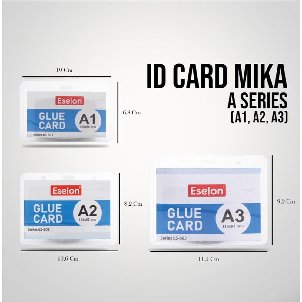 

Set id card plastik
