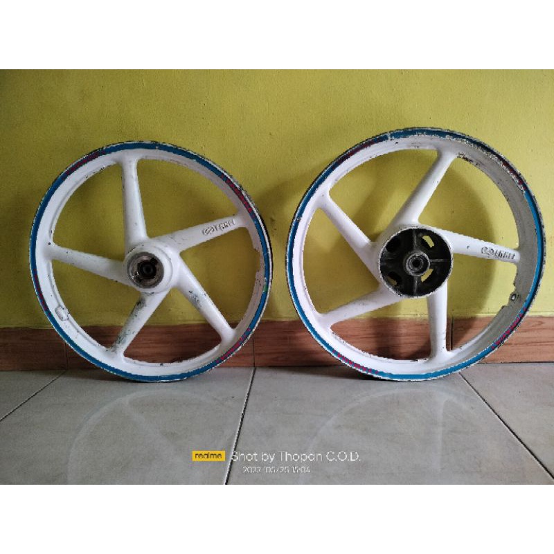 VELG ENKEI ORI SUZUKI RK-COOL PNP SATRIA 2TAK HIU LUMBA DOBLE DISK