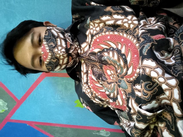 Batik Pria Lengan Panjang Keratonan Solo Premium Produksi Batik Aluna Slimfit Full Furing Terlaris