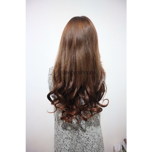 022D Hairclip korean biglayer Keriting Natural / natural curly / keriting kecil 60cm